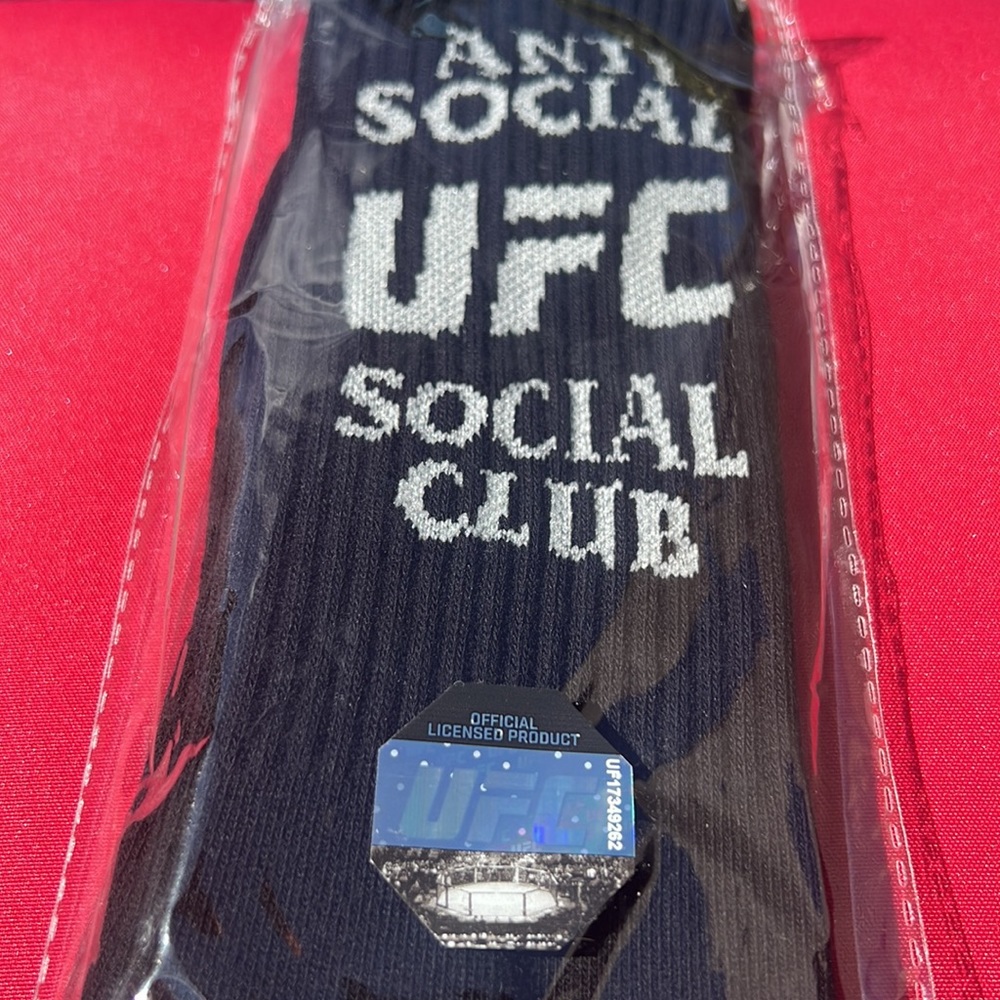 Anti Social Social Club UFC Black Socks SOLD OUT ASSC